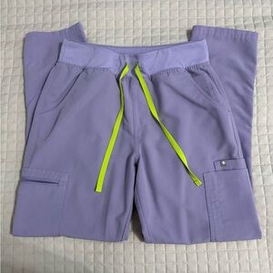 Figs Lavender Dew High Waisted Yola Scrub Pant